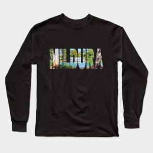 MILDURA - Victoria Australia Murray River Paddle Steamer Long Sleeve T-Shirt